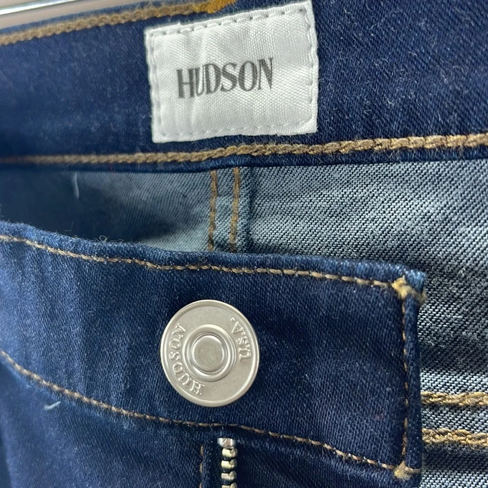 Hudson Jeans Krista Low Rise Ankle Straight Leg Jeans - Picture 9 of 12